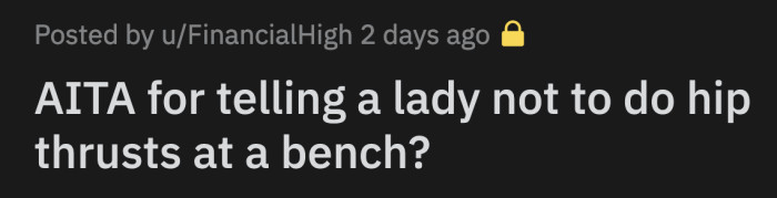 The staff was sympathetic with OP