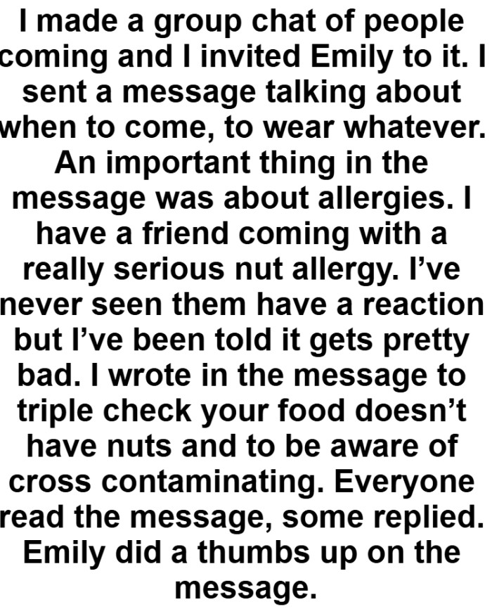 The OP has never seen them have a reaction but she has been told it gets pretty bad