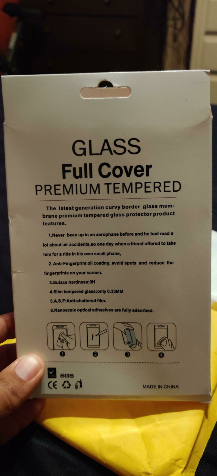 27. My Phone Screen Protector Did Not Come With Instructions, So I Checked The Back Of The Box. Let's Start With #1, Shall We?