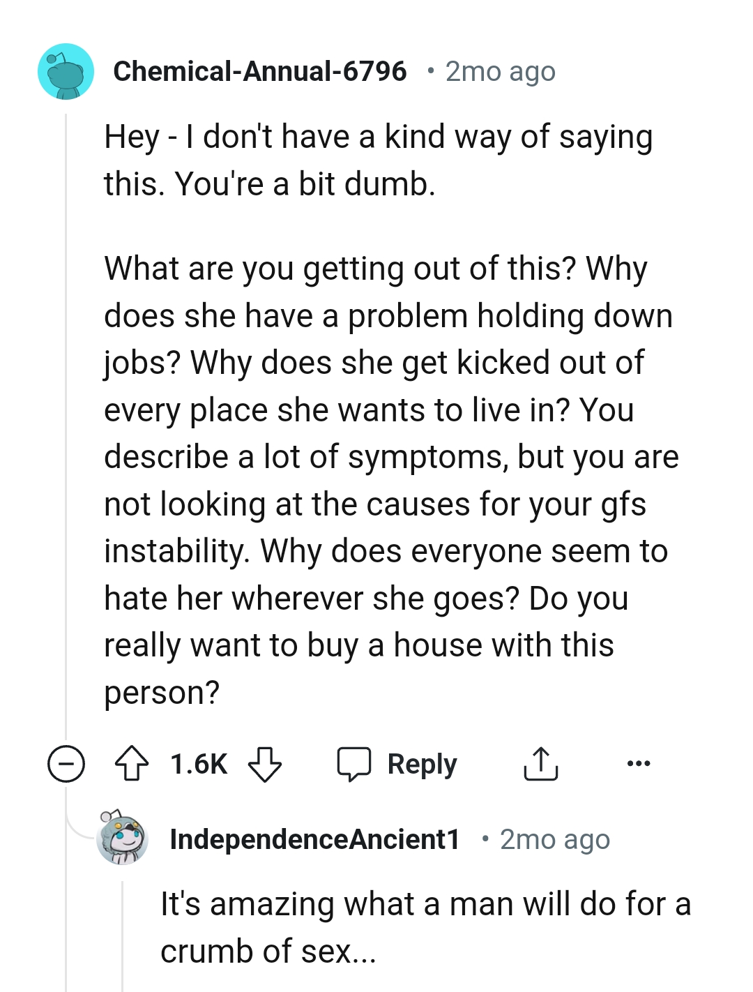 Why Does She Have a Problem Holding Down Jobs?