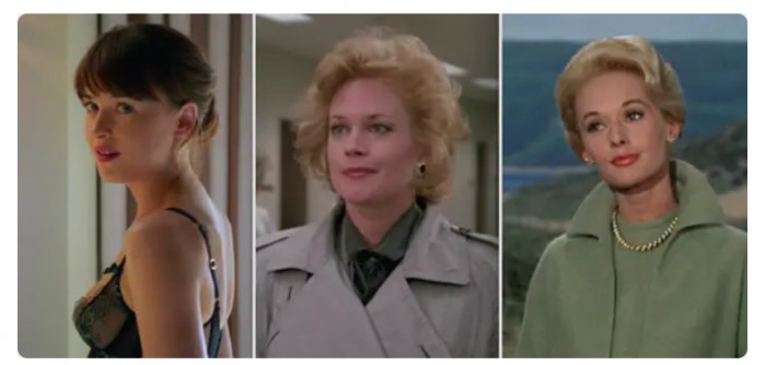 16. Dakota Johnson, Melanie Griffith, and Tippi Hedren.