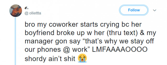 8. That's cold, but they have a point that you can't really argue with.