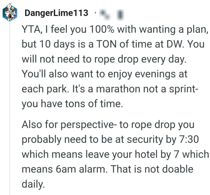 That is not a doable daily activity