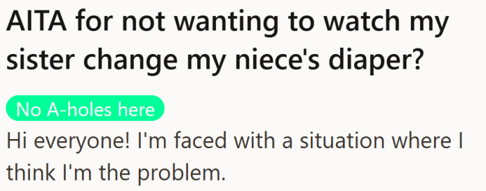 She thought babysitting meant cuddles and bottles, not facing her biggest fear: diapers.