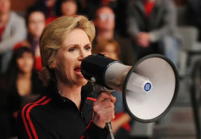 14. Jane Lynch as Sue Sylvester in Glee