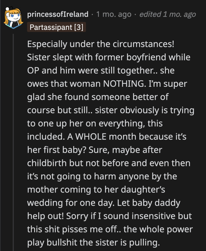 The audacity this woman has. She's not done hurting OP after all the harm she has already caused.