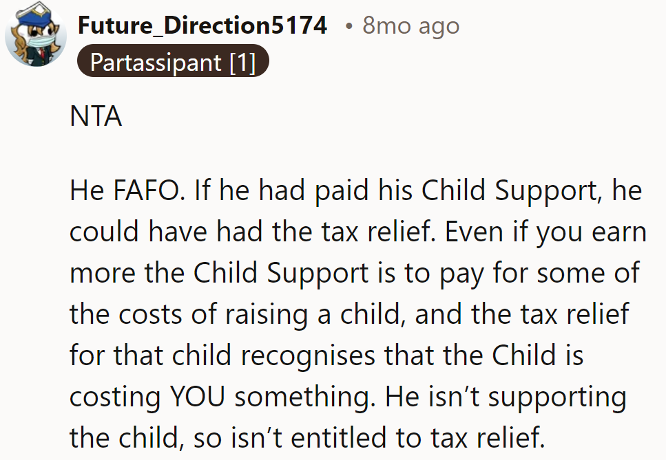 No support, no relief. FAFO: Forget About Financial Obligations.