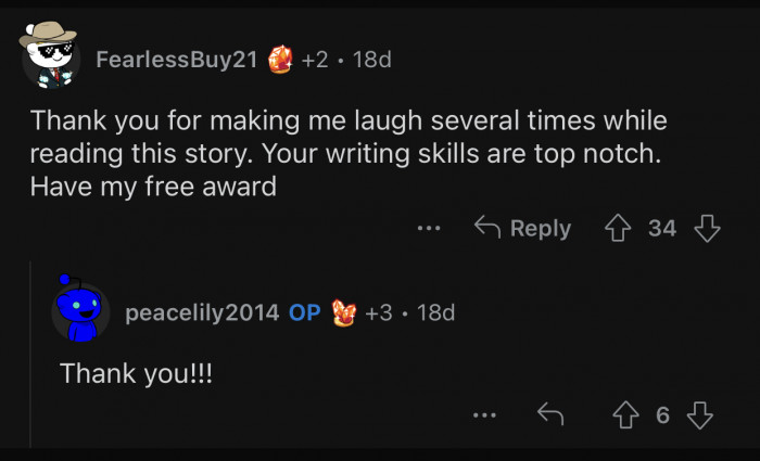 OP's writing skills are top-notch!
