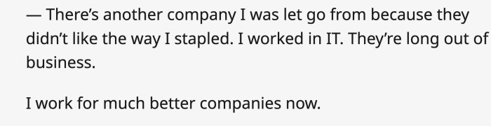 of being closed minded and never growing