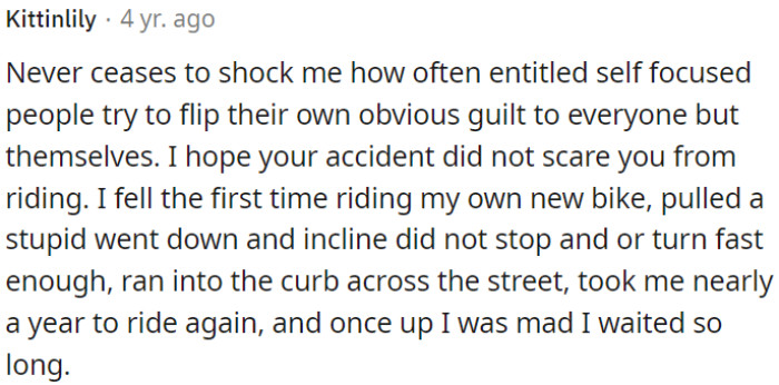 People Often Deflect Blame When Guilty.