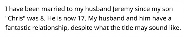 OP disagreed and said she thinks Chris was right. Is OP the a**hole for not defending her husband? Read the full post below: