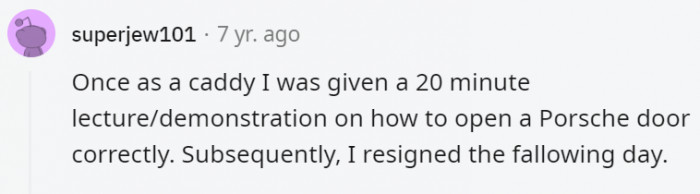 19. It must be one of those ultra-fancy limited editions, but still, how long does it take to teach someone the right way to do it?