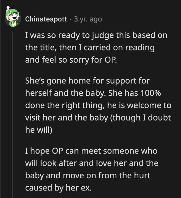 I wouldn't trust OP's husband to visit. It's doubtful if he even wants to make the effort.