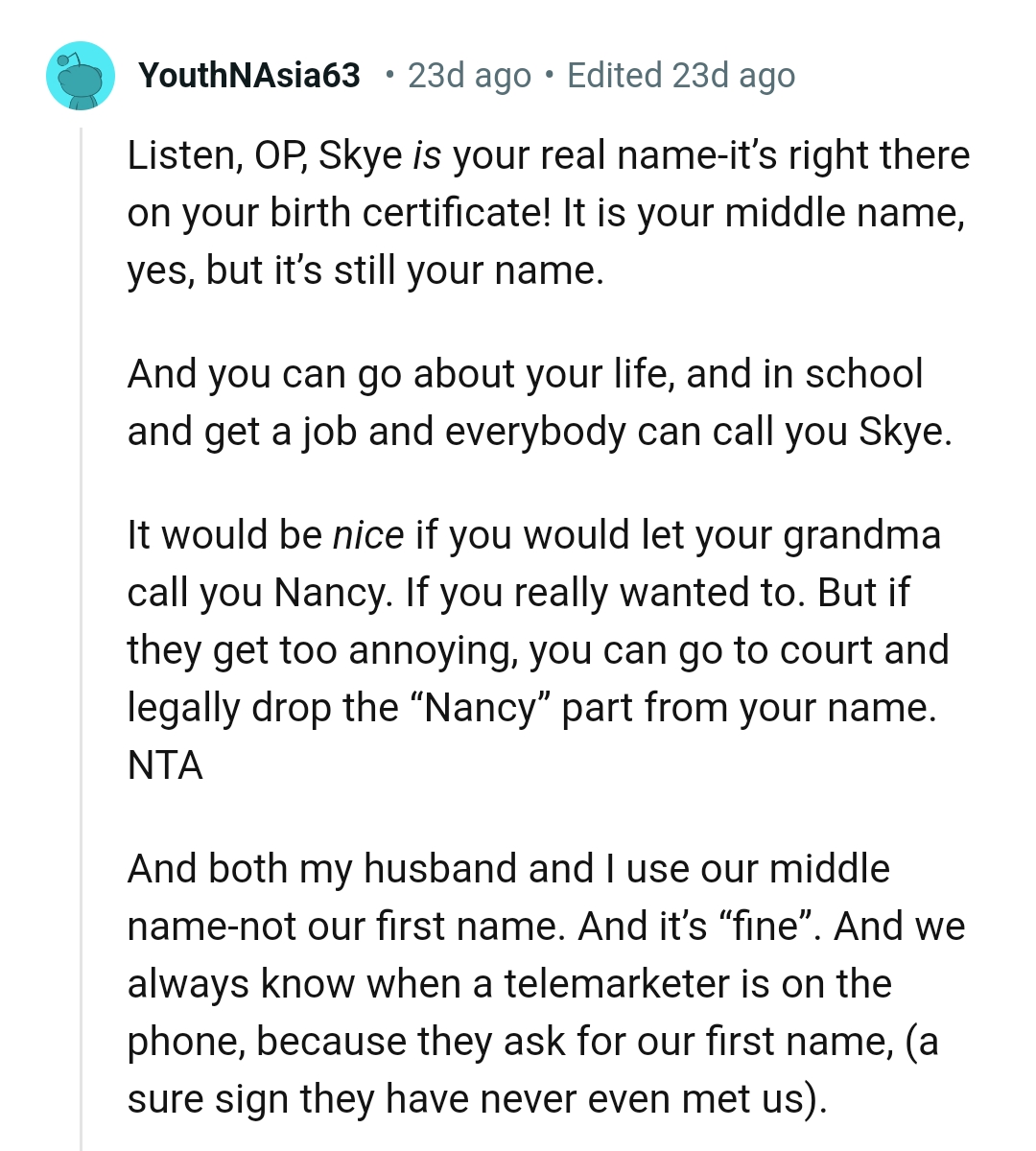 The Reddit post went viral with thousands of comments and here are a bunch of them