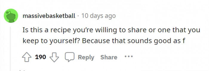 We’ve got to taste that!