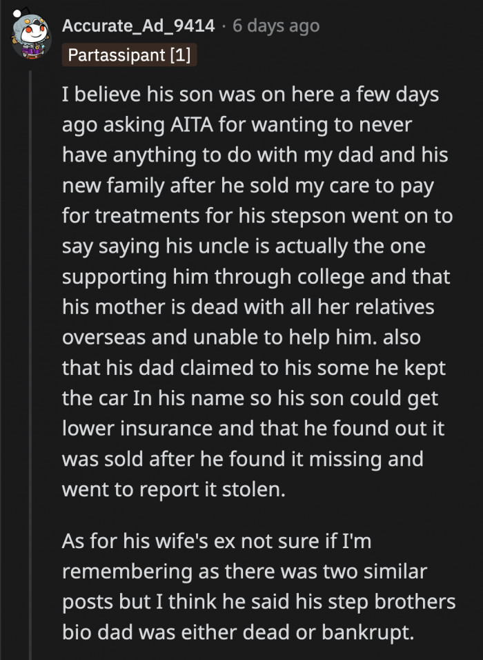 A Commenter Suspected OP's Son Was on Reddit Prior to Him Posting, but Since the Post Is Anonymous, They Are Unsure If It's the Same Family