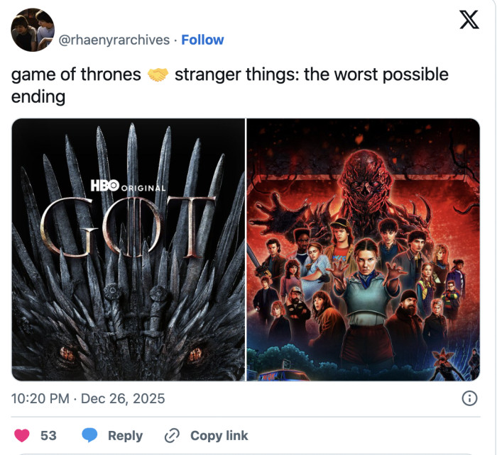 “The worst possible ending,” one viewer wrote.