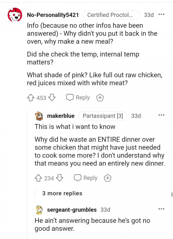 What this Redditor wants to know