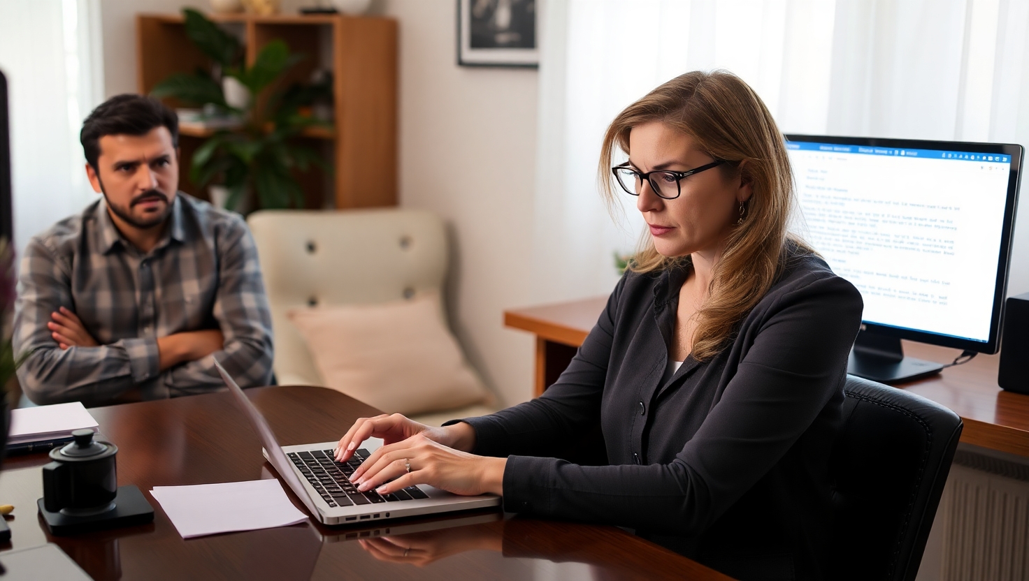 Is Using Professional Language in an Email for Your Husband's New Job Considered Overkill?