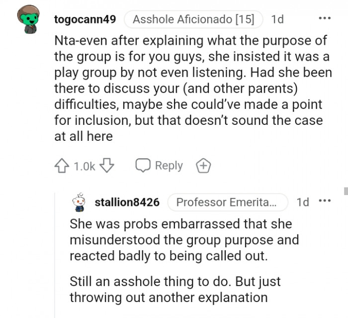 That does not sound like the case here