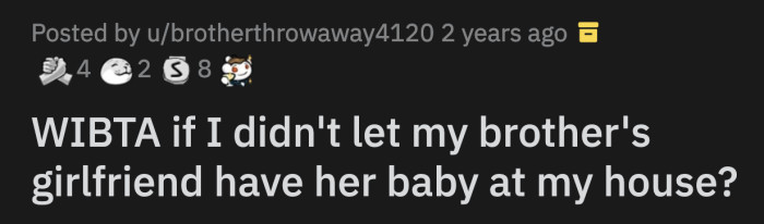 OP is worried about the risks of what his brother and his girlfriend are planning to do. As far as he knows, neither of them has medical training.