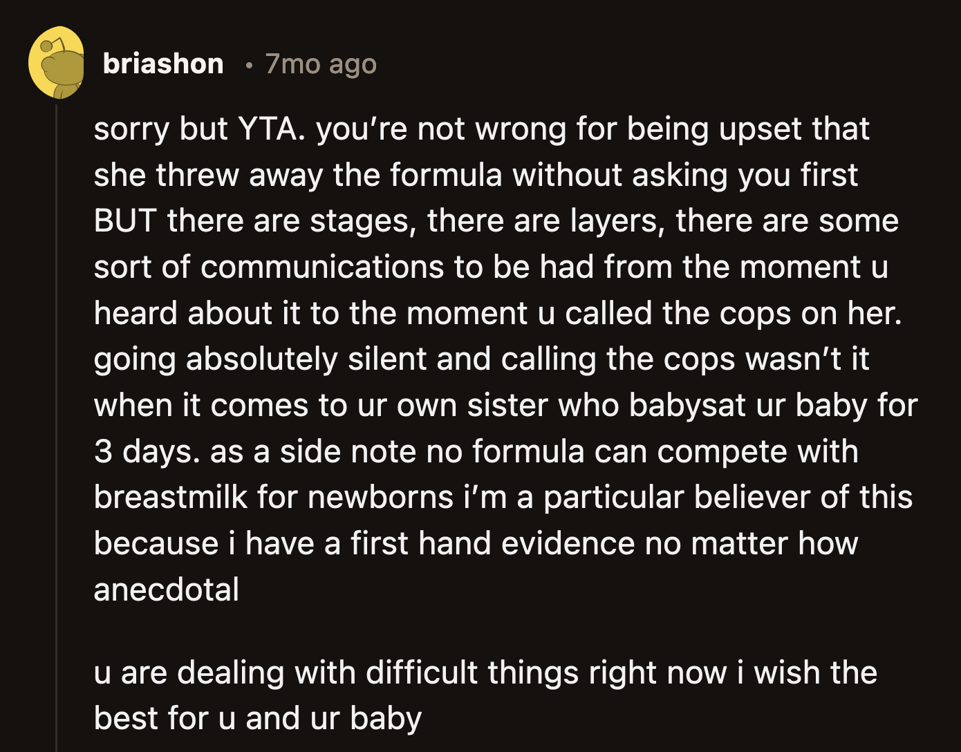 Still, Redditors insisted that OP could have done something before she called the police.