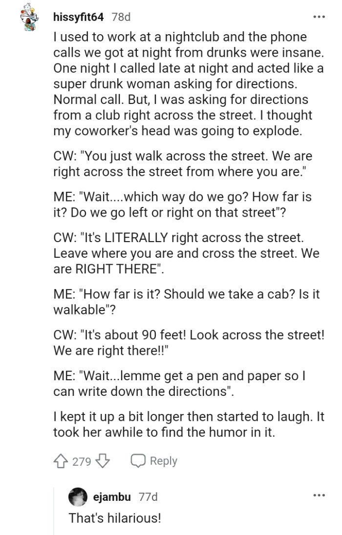 Here are a bunch of the topmost comments for you to read through