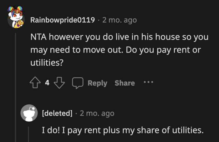 People questioned OP's priorities and asked if she pays rent to her parents.