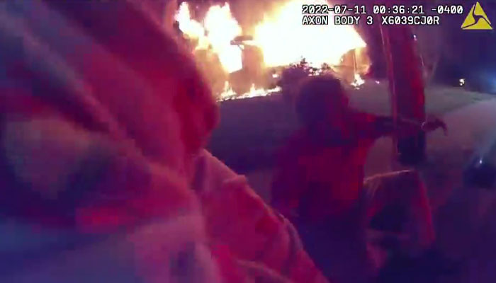 He was already bleeding when he approached the responders and was asking for oxygen. The children he saved barely had any injuries, and the police declared him a hero.