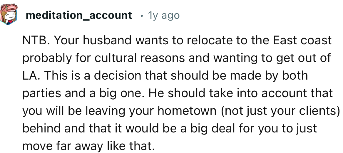'NTB. This is a decision that should be made by both parties, and it is a significant one.'