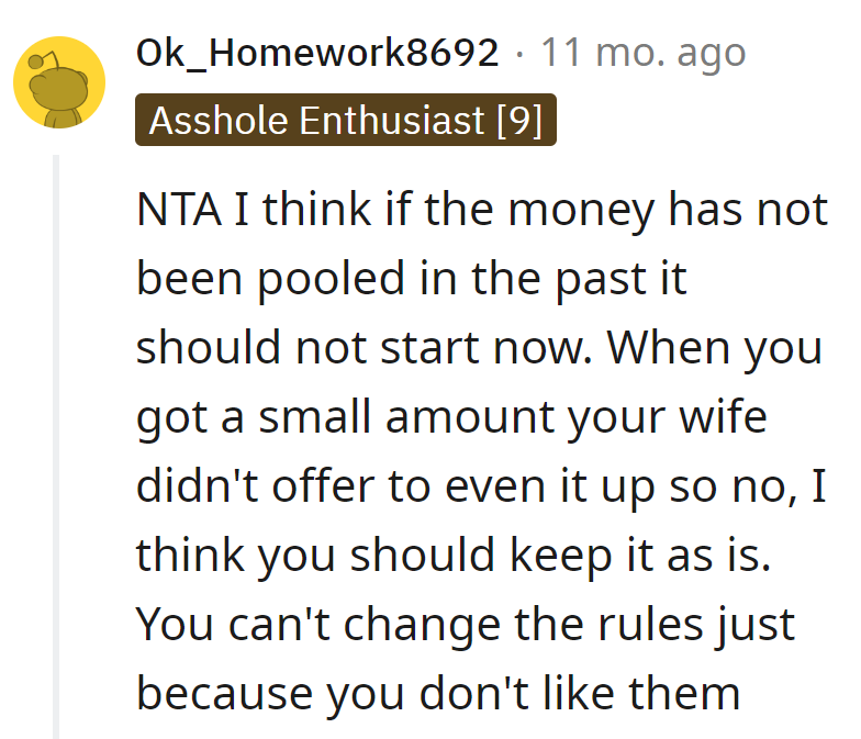 No sudden money tango. Rules stay put, no matter the beat.