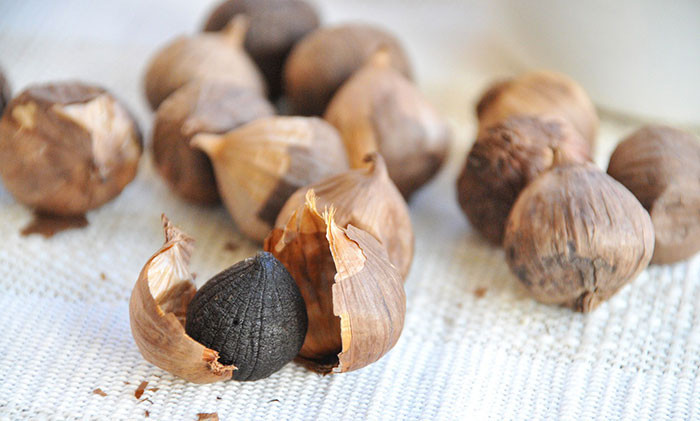 Black garlic.