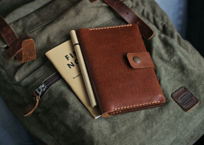 "Made This Field Notes Cover From Buffalo Leather - Wonderful Leather! It Was Awesome To Work With It:)"