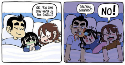 French Artist Creates Comics About Their Life as a Parent That Are Hilarious and Relatable