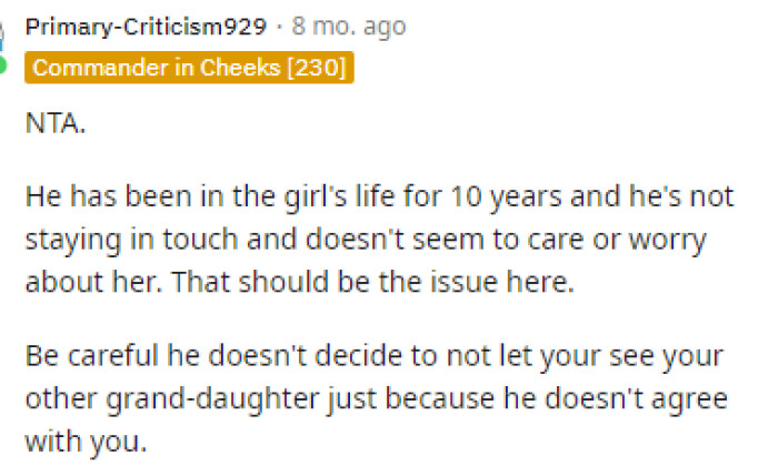 This seems like he has a problem, and honestly, maybe his mom should talk to him about how he's acting and why this doesn't make sense.