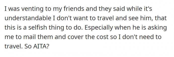 This is where the fun part starts! The question of whether the OP is the AH or not.