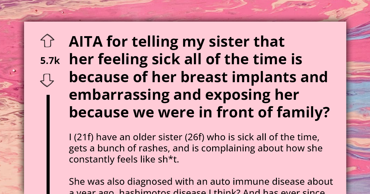 Woman Faces Backlash For Brazenly Exposing Sister’s Secret Plastic Surgery To Unsuspecting Relatives During Family Gathering