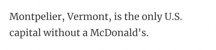36. Who doesn't love McDonald's?