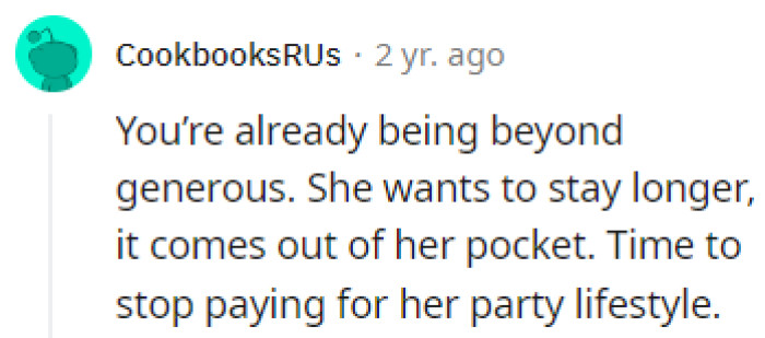 Paying for Her Party Lifestyle