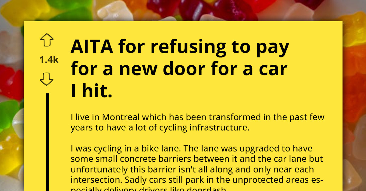DoorDash Driver And Cyclist Face Off On Busy Street After Crash Neither Wants To Take The Blame For
