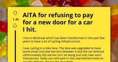 DoorDash Driver And Cyclist Face Off On Busy Street After Crash Neither Wants To Take The Blame For