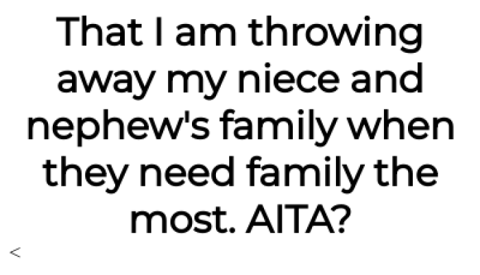 OP is experiencing remorse for not being able to share the holiday season with her brother's family