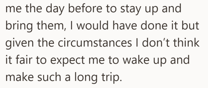 With notice, he says he would have shown up. The timing changed everything.