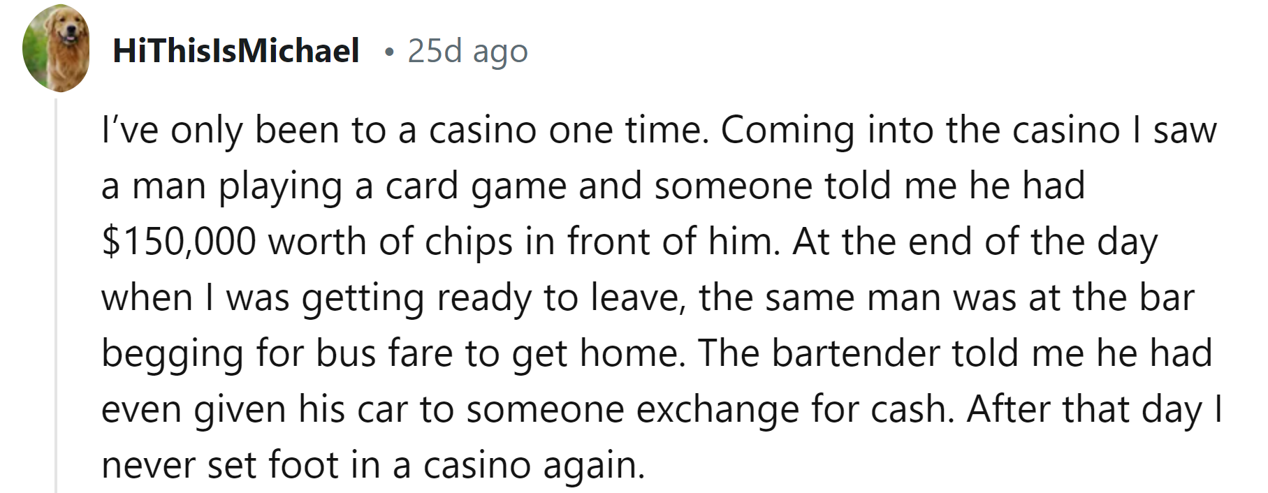 11. A sad state of affairs