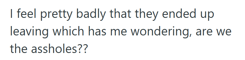 In the end, the couple couldn’t shake the guilt. Even after doing everything by the book, they were left wondering if standing their ground had made them the villains.