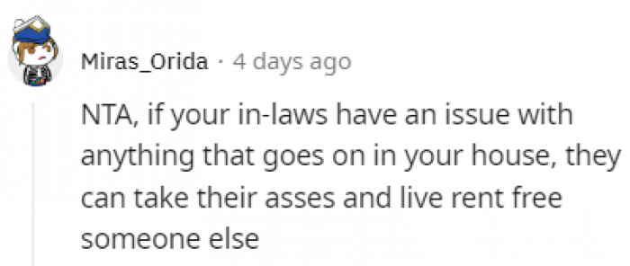 It's their house, their rules