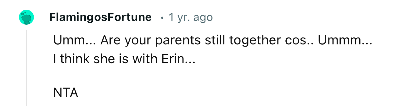 Erin is taking over