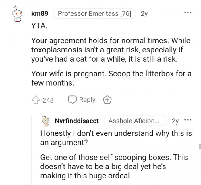 Your agreement only holds for normal times