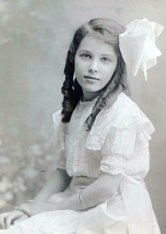"My Great Aunt In About 1910"