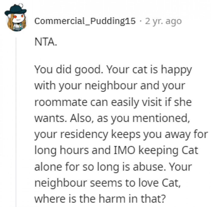 No harm in the decision